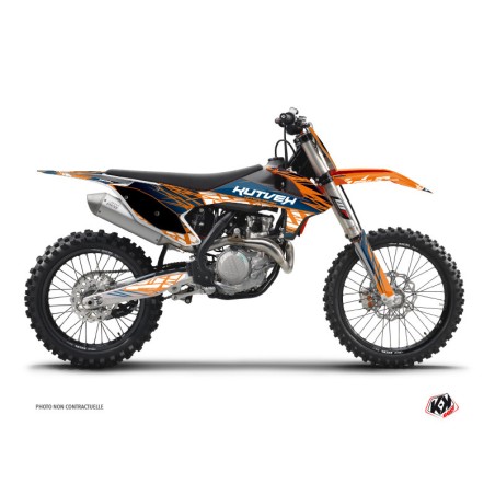 Kit Déco Moto Cross Eraser KTM 125 SX Bleu Orange