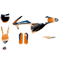 Kit Déco Moto Cross Eraser KTM 125 SX Bleu Orange