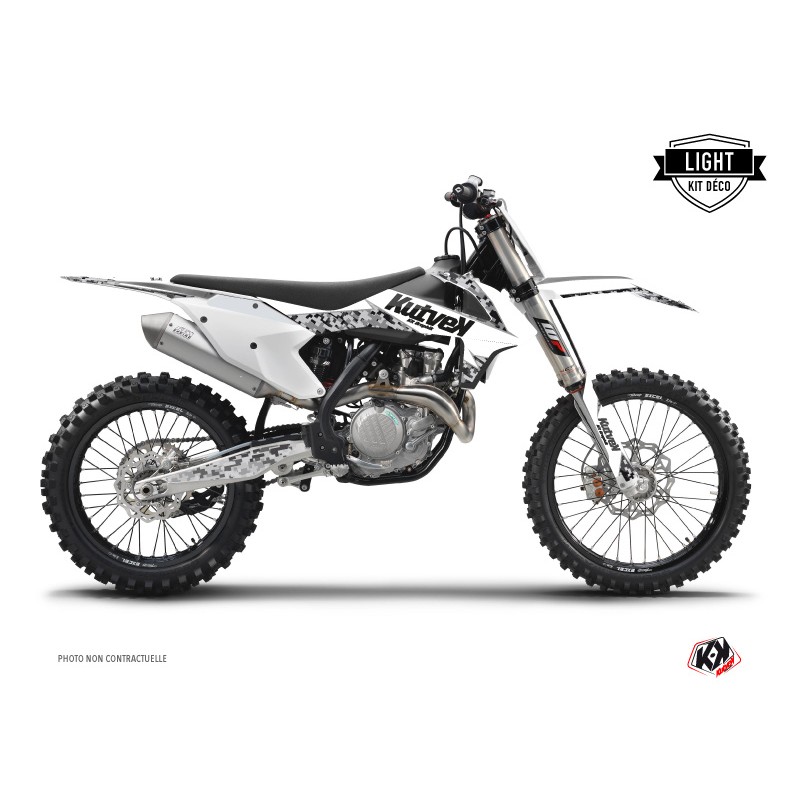 Kit Déco Moto Cross Predator KTM 125 SX Blanc LIGHT (19-22) Kit Déco Moto Cross Predator KTM 125 SX Blanc LIGHT (19-22)