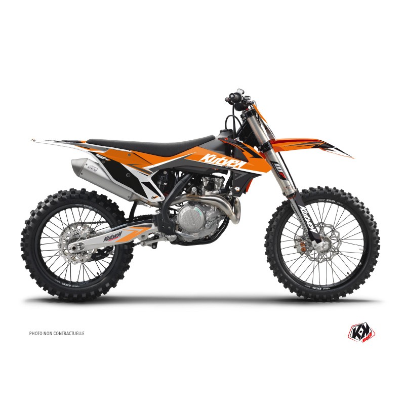 Kit Déco Moto Cross Stage KTM 125 SX Orange LIGHT Kit Déco Moto Cross Stage KTM 125 SX Orange LIGHT