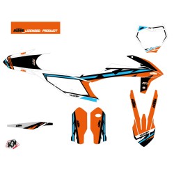 Kit Déco Moto Cross Rift KTM 250 SX Orange Bleu