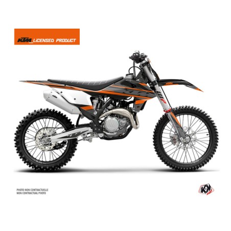 Kit Déco Moto Cross Breakout KTM 250 SX Noir Orange