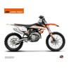 Kit Déco Moto Cross Breakout KTM 250 SX Orange Blanc
