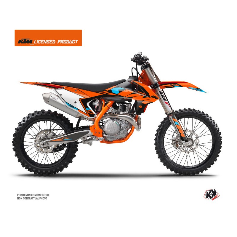 Kit Déco Moto Cross Reflex KTM 250 SX Orange Kit Déco Moto Cross Reflex KTM 250 SX Orange