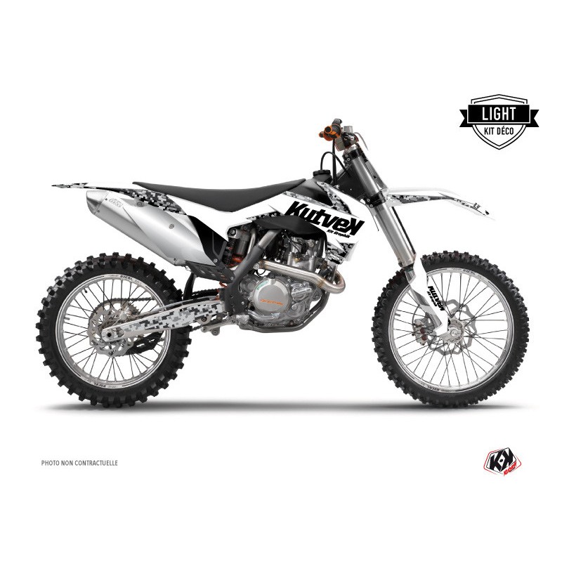 Kit Déco Moto Cross Predator KTM 250 SX Blanc LIGHT Kit Déco Moto Cross Predator KTM 250 SX Blanc LIGHT