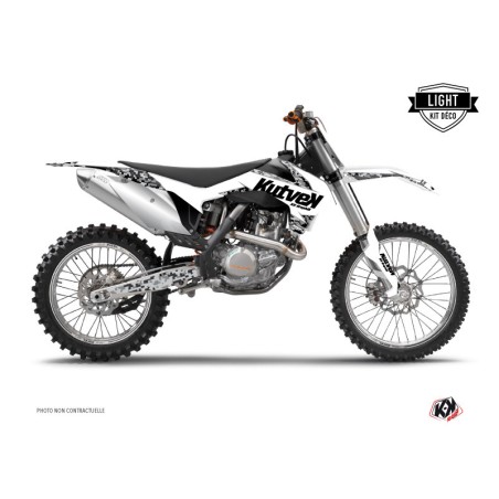 Kit Déco Moto Cross Predator KTM 250 SX Blanc LIGHT