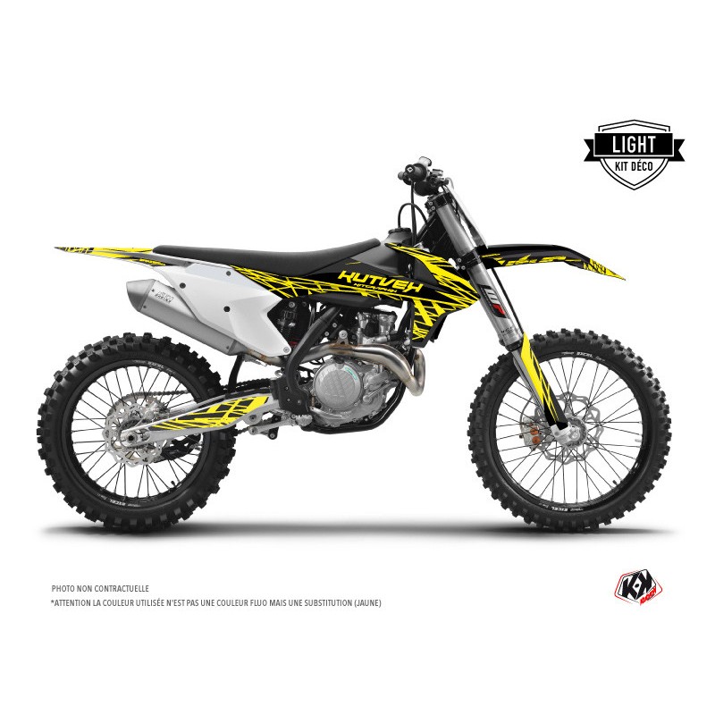 Kit Déco Moto Cross Eraser Fluo KTM 250 SX Jaune LIGHT Kit Déco Moto Cross Eraser Fluo KTM 250 SX Jaune LIGHT