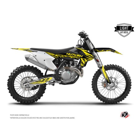 Kit Déco Moto Cross Eraser Fluo KTM 250 SX Jaune LIGHT
