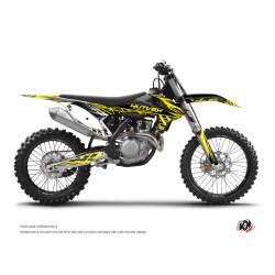 Kit Déco Moto Cross Eraser Fluo KTM 250 SX Jaune