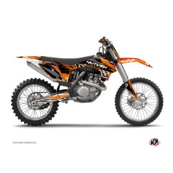 Kit Déco Moto Cross Eraser KTM 250 SX Orange Noir
