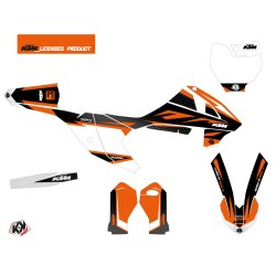 Kit Déco Moto Cross Trophy KTM 65 SX Noir Orange