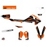 Kit Déco Moto Cross Trophy KTM 65 SX Noir Orange