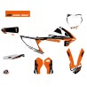 Kit Déco Moto Cross Rift KTM 65 SX Orange Noir