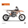Kit Déco Moto Cross Breakout KTM 65 SX Orange Blanc