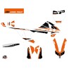 Kit Déco Moto Cross Breakout KTM 65 SX Orange Blanc