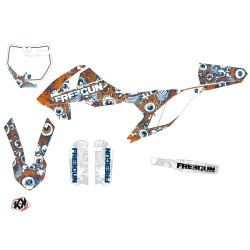 Kit Déco Moto Cross Freegun Eyed KTM 65 SX Orange