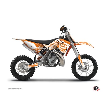 Kit Déco Moto Cross Eraser KTM 65 SX Orange