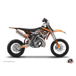 Kit Déco Moto Cross Eraser KTM 65 SX Orange Noir