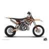 Kit Déco Moto Cross Eraser KTM 65 SX Orange Noir