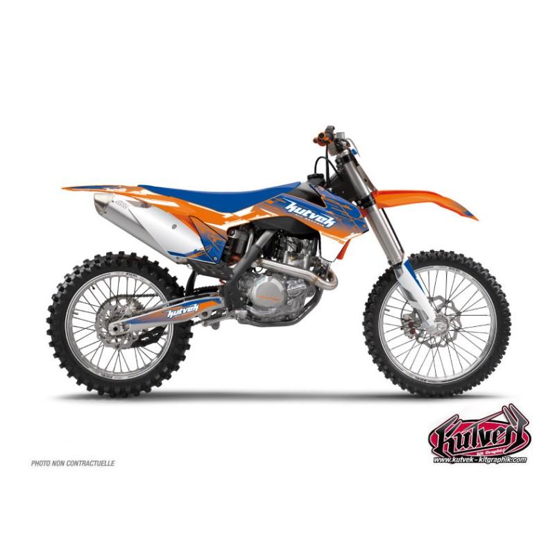 Kit Déco Moto Cross Slider KTM 65 SX Bleu Kit Déco Moto Cross Slider KTM 65 SX Bleu