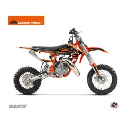Kit Déco Moto Cross Trophy KTM 50 SX Noir Orange