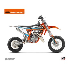 Kit Déco Moto Cross Rift KTM 50 SX Orange Bleu