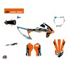 Kit Déco Moto Cross Rift KTM 50 SX Orange Bleu