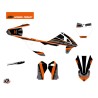 Kit Déco Moto Cross Breakout KTM 50 SX Noir Orange