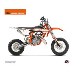 Kit Déco Moto Cross Breakout KTM 50 SX Orange Blanc