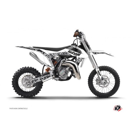 Kit Déco Moto Cross Predator KTM 50 SX Blanc