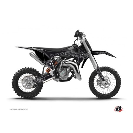 Kit Déco Moto Cross Zombies Dark KTM 50 SX Noir