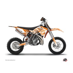 Kit Déco Moto Cross Eraser KTM 50 SX Orange
