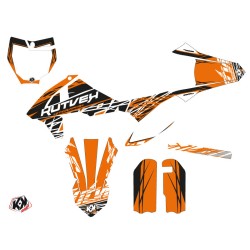 Kit Déco Moto Cross Eraser KTM 50 SX Orange Noir