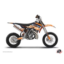 Kit Déco Moto Cross Eraser KTM 50 SX Bleu Orange