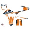 Kit Déco Moto Cross Eraser KTM 50 SX Bleu Orange