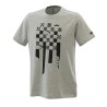 T-SHIRT KTM HOMME "RADICAL SQUARE TEE GREY MELANGE" 2021