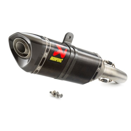 Silencieux Akrapovic  "Slip-on Line" pour KTM  RC 125/390 et 125/390 DUKE (21-23)