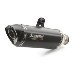 Silencieux Akrapovic "Slip-on Line" Noir pour KTM 1290 SUPER DUKE-R (14-19) et SUPER DUKE GT (16-24)