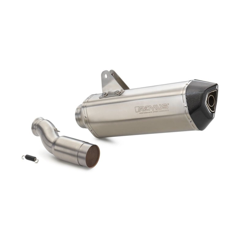 Silencieux REMUS slip-on Gris pour KTM 690 SMC-R et 690 ENDURO-R (19-24) Silencieux REMUS slip-on Gris pour KTM 690 SMC-R et 690 ENDURO-R (19-24)