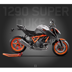 Protection carbone de carter d’embrayage pour KTM ADVENTURE/SUPER ADVENTURE / SUPER DUKE