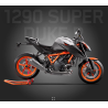 Protection carbone de carter d’embrayage pour KTM ADVENTURE/SUPER ADVENTURE / SUPER DUKE