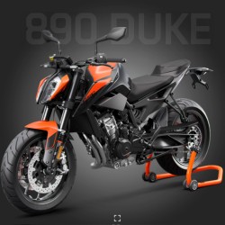 Set pour carénage latéral Carbone pour KTM 790 DUKE et 890 DUKE-R