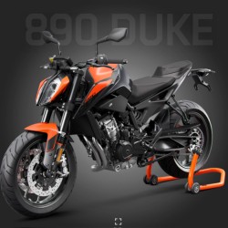 Garde-boue avant Carbone pour KTM 790 DUKE et 890 DUKE-R 