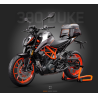 Sacoche arrière pour motos KTM 125/390/790/890 DUKE-ADVENTURE et 1290 SUPERDUKE / SUPER ADVENTURE (36 Litres)