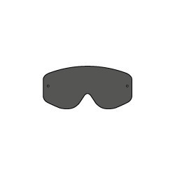 ECRAN RACING GOGGLES SINGLE LENS SMOKE