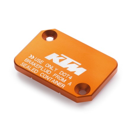 Couvercle de maître cylindre de frein avant KTM Orange pour 125/390 DUKE (11-23) / ADVENTURE/RC