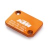 Couvercle de maître cylindre de frein avant KTM Orange pour 125/390 DUKE (11-23) / ADVENTURE/RC