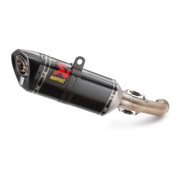 Silencieux Akrapovič « Slip-on Line » Carbone pour KTM 125/390 DUKE/RC (2017-2020)