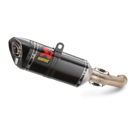 Silencieux Akrapovič « Slip-on Line » Carbone pour KTM 125/390 DUKE/RC (2017-2020)