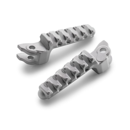 Jeu de Repose-pieds "Racing" Aluminium KTM pour 125/390 DUKE (2011-2023)